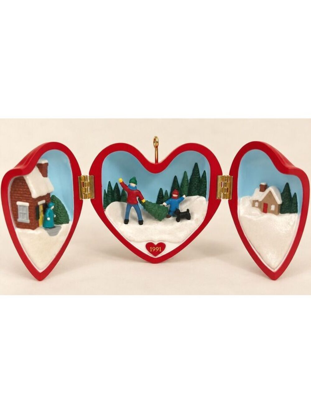 Vintage Hallmark Heart of Christmas Keepsake Ornament 1991